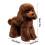 Peluche Caniche à longues pattes, douce et réaliste 3