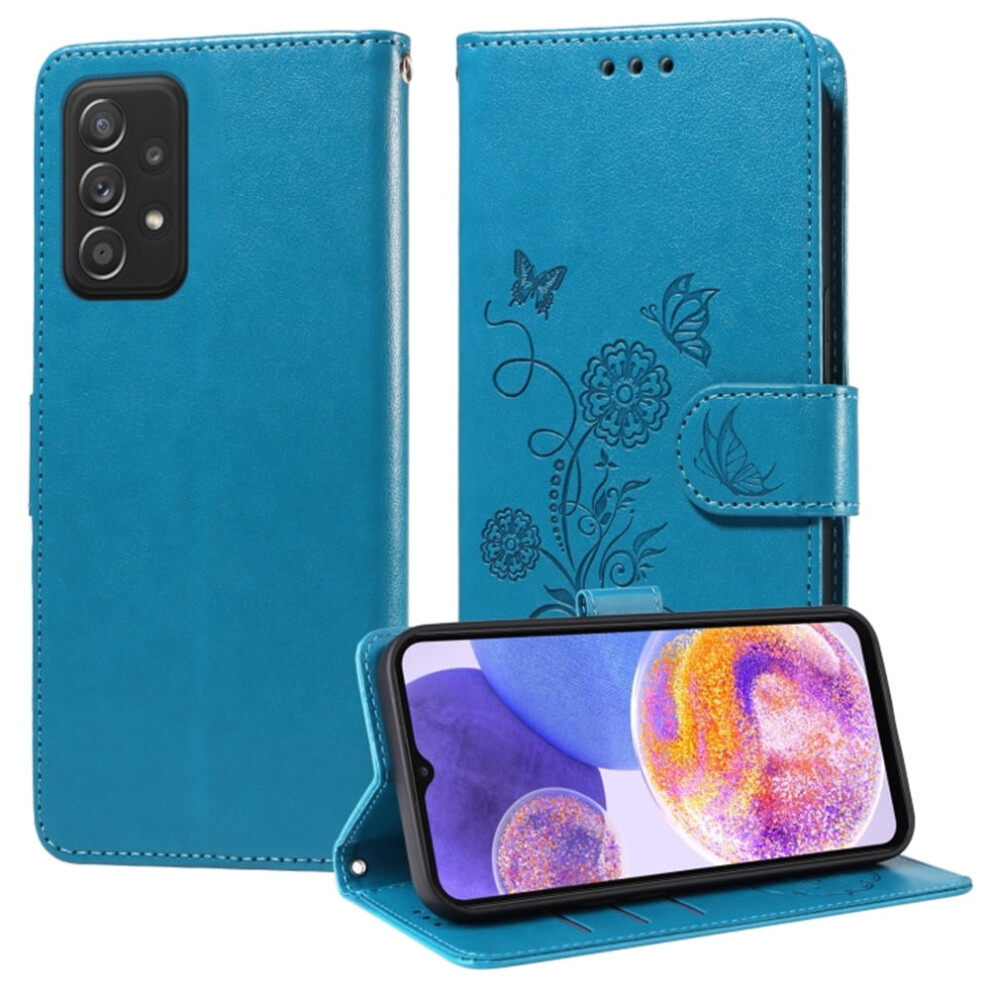 Butterfly Flower Flip Case For Samsung Galaxy A52 4G/5G 9418476967870