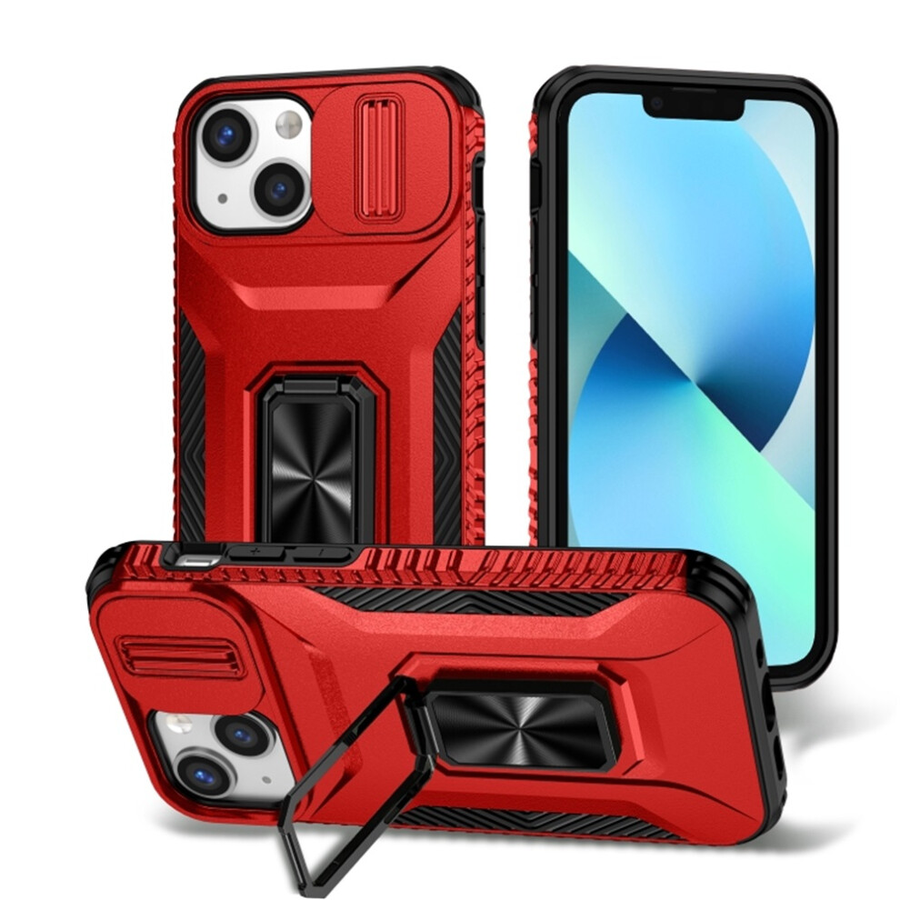 Iphone 12 Mini Shockproof Hybrid Case With Rotating Ring 9418476988271