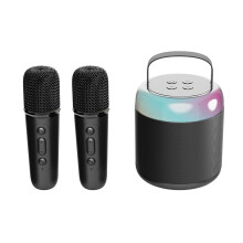 Portable Bluetooth Speaker with Karaoke Microphone for Home