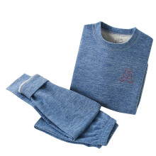 Kids Thermal Underwear Set Navy 6-8 Years