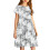 Mädchenkleid mit Farbverlauf und Batikmuster, Größe 2T 6