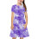 Mädchenkleid mit Farbverlauf und Batikmuster, Größe 2T 2