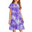 Mädchenkleid mit Farbverlauf und Batikmuster, Größe 2T 5