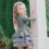 Mädchen Winterpulloverkleid Langarm Beige 3