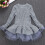Mädchen Winterpulloverkleid Langarm Beige 5