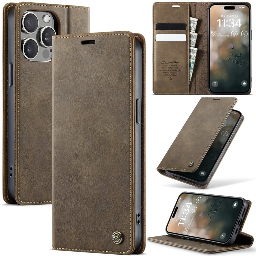 Caseme Calf Leather Wallet Case For Iphone 14 Pro Max 6.7 9418476969041