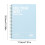 B5 Coil Notebook Unruled 120gsm Portable Plastic Cover 2