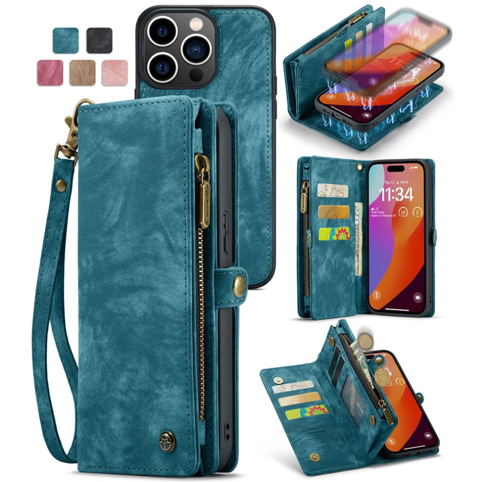 Caseme Leather Iphone 15 Pro Max Case Â 2-In-1 Detachable 9152228984875