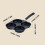 XiYing Non-Stick Griddle Pan Iron Cookware 20 cm Square 4