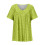 Women's Plus Size Sequin Top Deep V Half Sleeve 4