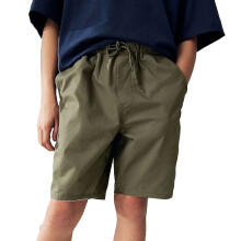 Boys school uniform shorts olive green 7-8 years