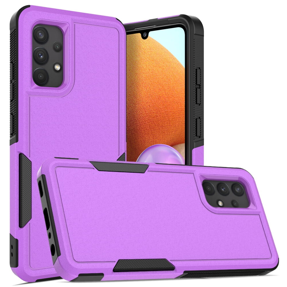 Defender Case For Samsung Galaxy A32 4G Heavy Duty Purple 9152228983892