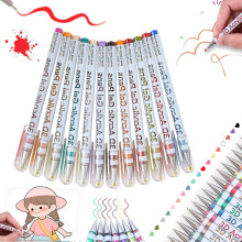 3D Acrylic Gel Pens 1.0 mm 12 Colors Quick-Dry