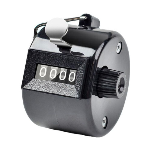 Handheld tally counter 4-digit no battery