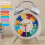 Sveglia analogica per bambini con luce notturna (1 pezzo) 1
