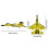 RC Fighter Plane with Lights 2.4GHz Foam Glider 2