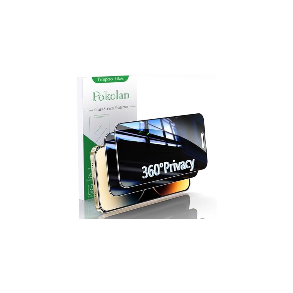 Iphone 14 Pro Privacy Screen Protector 9H Full Coverage 2 962029055587