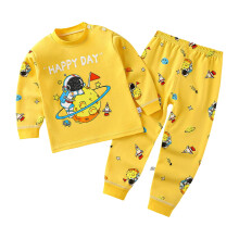 Baby Sweatshirt and Joggers Set Yellow 6-12 Months