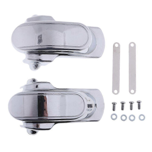 Rear Frame Axle Cover Kit for Harley Dyna 2006–2017 Silver