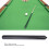 Pool Cue Extender Carbon Fiber 12 Inch 3