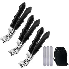 Nail scissors, Nail Clippers, Toenail Clippers, Large Angled Head Toenail Clippers with Wide Opening, for Seniors Thick Toenails