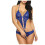 Body feminino transparente azul 2