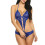 Body feminino transparente azul 3