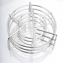 Grille vapeur en acier inoxydable, 3 pièces, 14 cm (5,5 pouces)