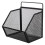 Hanging File Holder Mesh Wall Organizer Black Office Workspace Space Optimization 1Pack 1