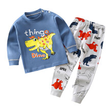Baby Boy Girl Fall Winter Sweatshirt and Joggers Set Blue