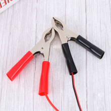 Motorcycle Charger Cable Adapter with SAE Alligator Clips