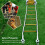 Fire Escape Rope Ladder with Hook Reusable Portable 3