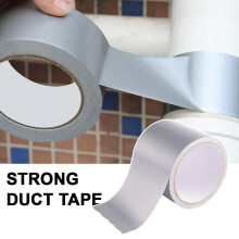 100mm*10m Silver Single-Sided Cloth-Based Tape Strong Thick Waterproof Decorative Floor Repair Pipeline High Temperature Resistant Seamless Tape