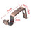 Brun gardinstangfeste 18-22 mm 4 stk 2