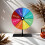 Prize Wheel with Stand Rotating Table Game Prop 6