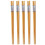 Baguettes en bambou réutilisables, 5 paires, 24 cm 1