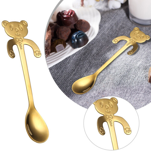 Stainless Steel 304 Spoon with Panda Handle, 1 Piece