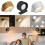 Applique murale magnétique LED rechargeable à luminosité réglable 6