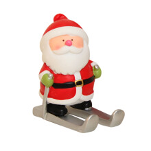 AuroraX Cute Santa Phone Stand – Christmas Desk Holder, Compatible with iPhone, White