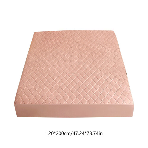 Quilted Fitted Mattress Cover Polyester 120x200x30cm 2