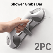 Shower Grab Bars for Seniors 2 pcs 11.8 inch no-drill