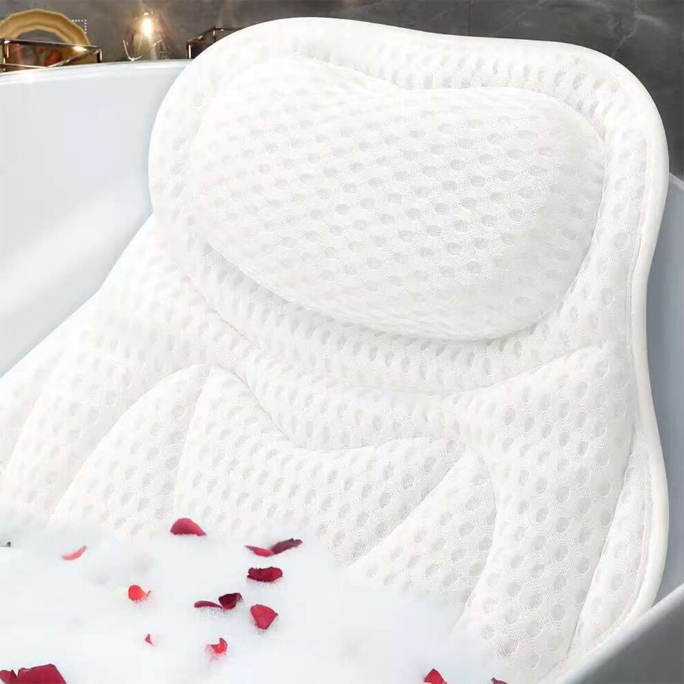 Bath Pillow for Tub Neck and Back Support 1 Pack