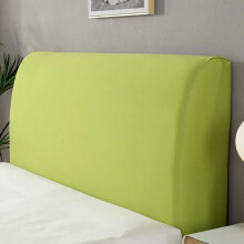 Housse de tête de lit en velours anti-poussière
