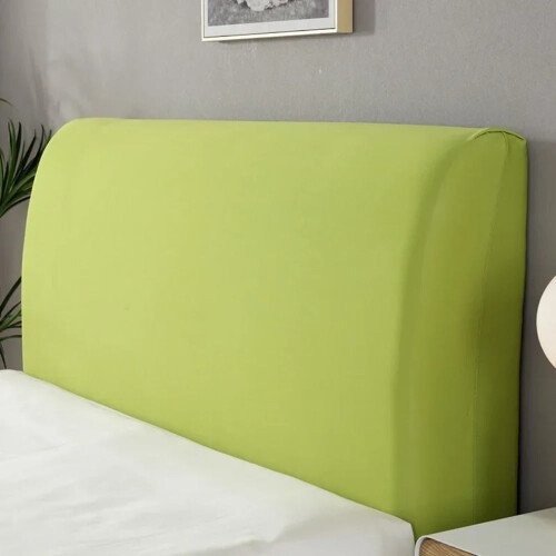 Housse de tête de lit en velours anti-poussière