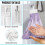 Flower Hanging Kitchen Dish Towels (2pcs), Fast-Drying, Lightweight with Loop, Easy Install, Elastic, Compatible with Standard Hooks 6