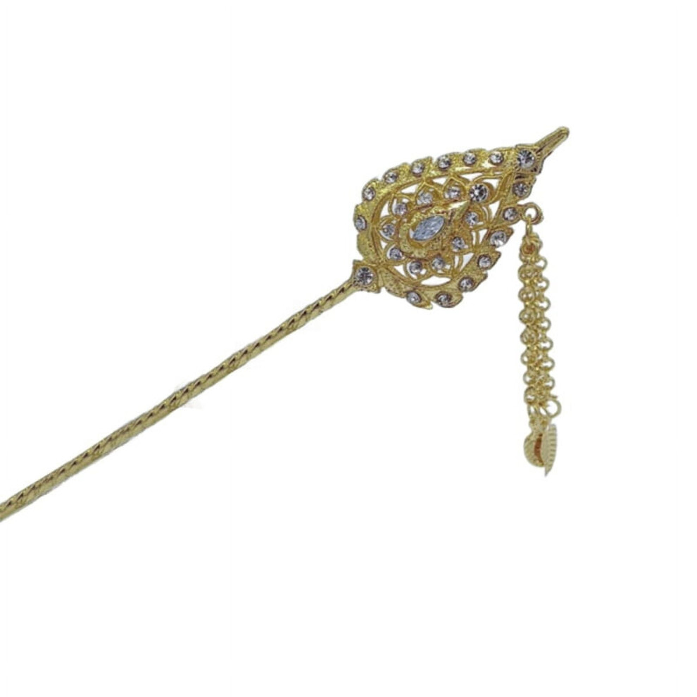 Thai hair pin gold silver hair stick for buns