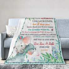 Deken voor aanstaande moeders, zacht en pluizig fleece, 50x60 inch