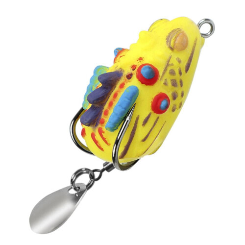 Mini Frog Soft Bait 35 mm Leurre de pêche bionique double