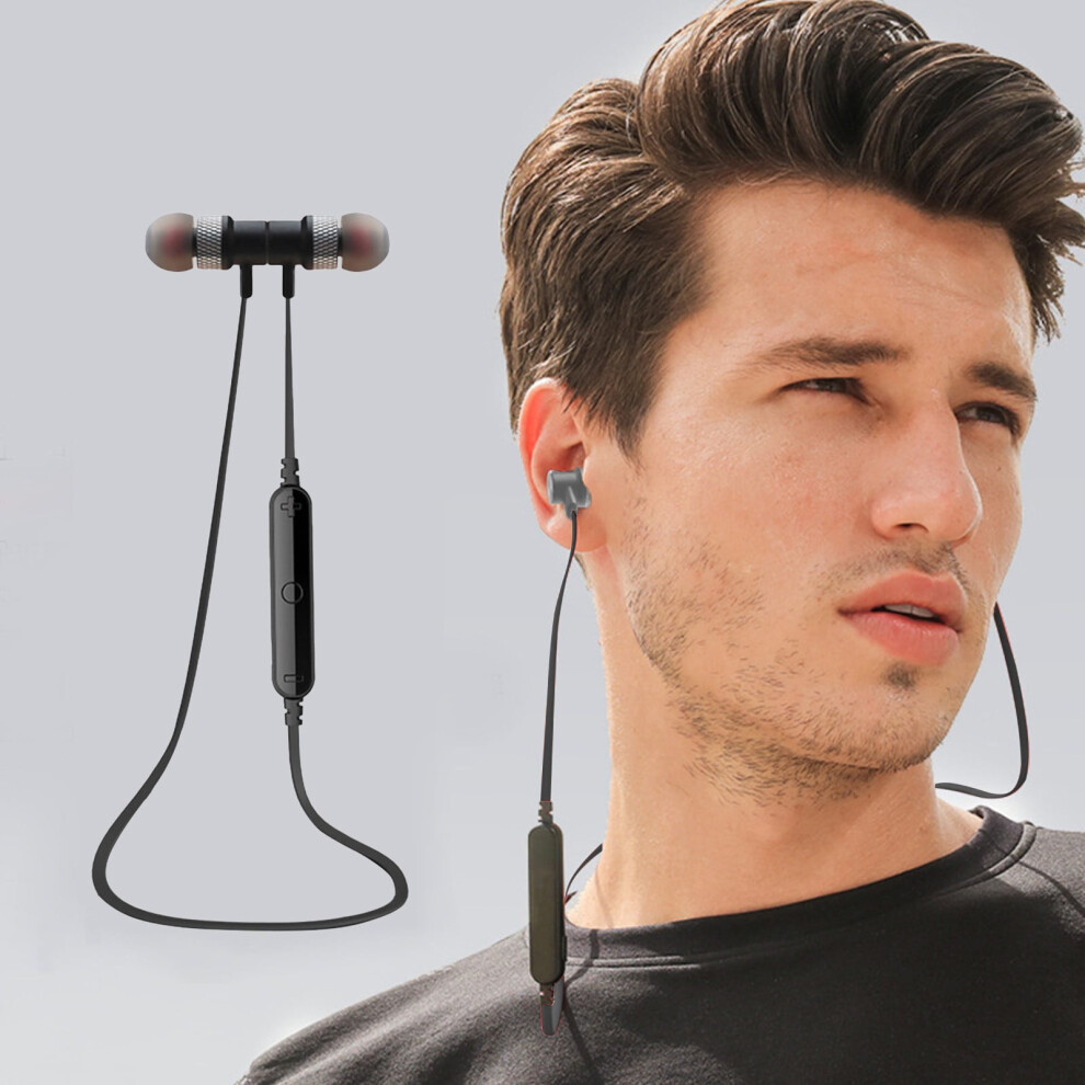 Noise Cancelling Bluetooth Neckband Headphones Hifi 913466705542